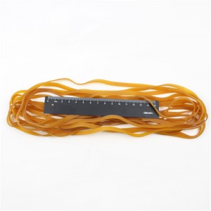 Các nhà sản xuất tùy chỉnh dây cao su kéo dài và mở rộng màu vàng trong suốt độ đàn hồi cao không dễ bị đứt dây cao su quá kích thước
