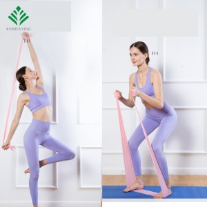 Băng tập thể dục, dải sức đề kháng dài, các dải đàn hồi yoga thể thao thiết bị tập thể dục latex tựnhiên cho vật lý trị liệu, pilates, stretch, yoga, tập luyện sức mạnh.